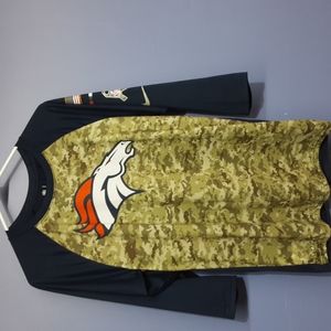 Veterans camp Bronco jersey 3/4 T, official Nike